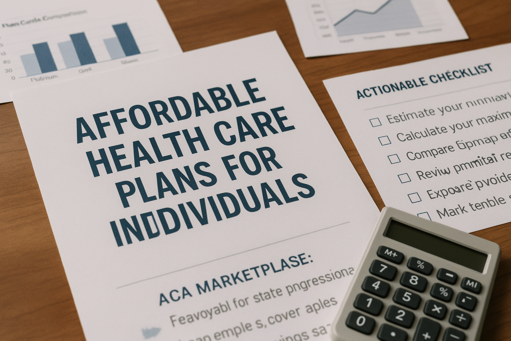 Affordable Health Care Plans for Individuals