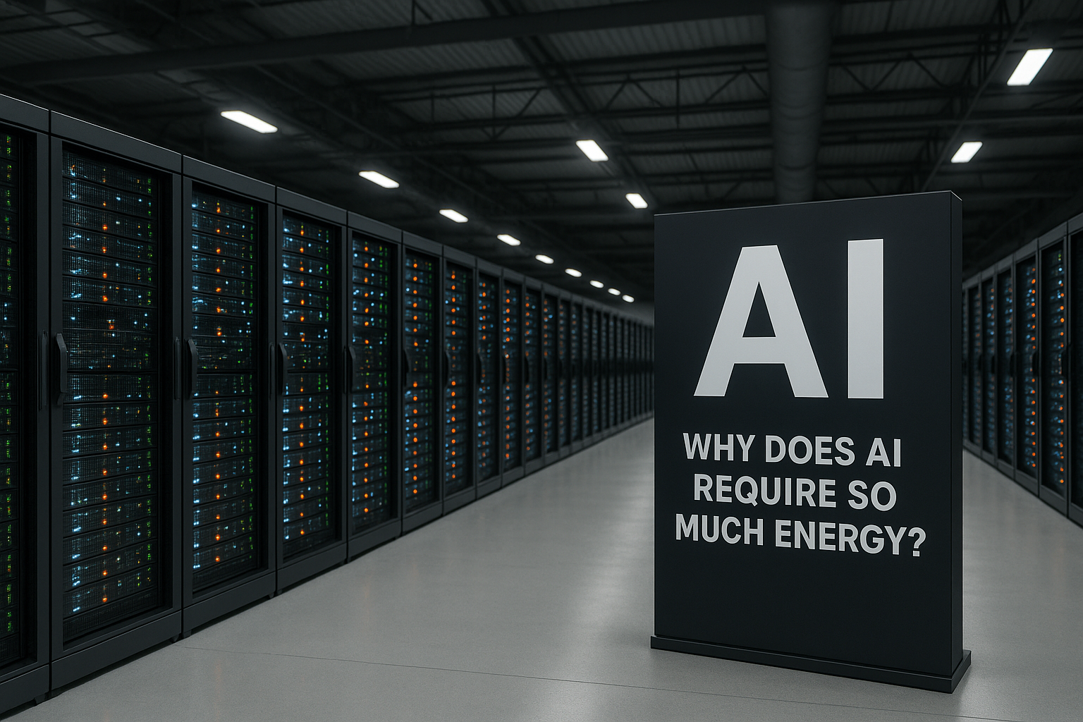Why Does AI Require So Much Energy